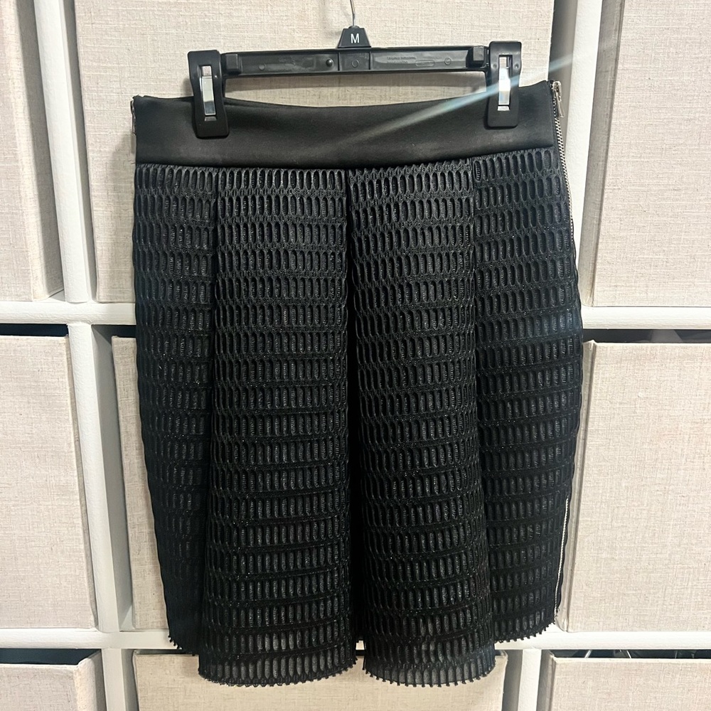 Maje Textured A-Line Skirt | Size 1 (US Small)